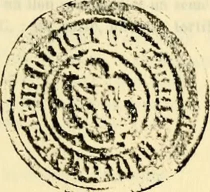 An illustration from Sceaux armoríes des Pays-Bas et des pays avoisinants (Belgique--Royaume des Pays-Bas--Luxembourg--Allemagne--France) recueil historique et héraldique, 1898, leaf 732