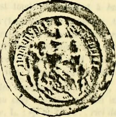 An illustration from Sceaux armoríes des Pays-Bas et des pays avoisinants (Belgique--Royaume des Pays-Bas--Luxembourg--Allemagne--France) recueil historique et héraldique, 1898, leaf 760