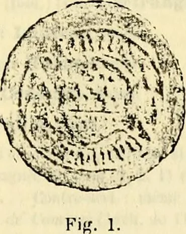An illustration from Sceaux armoríes des Pays-Bas et des pays avoisinants (Belgique--Royaume des Pays-Bas--Luxembourg--Allemagne--France) recueil historique et héraldique, 1898, leaf 872