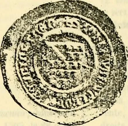 An illustration from Sceaux armoríes des Pays-Bas et des pays avoisinants (Belgique--Royaume des Pays-Bas--Luxembourg--Allemagne--France) recueil historique et héraldique, 1898, leaf 946