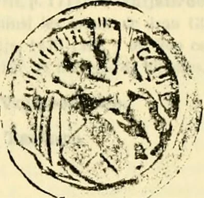 An illustration from Sceaux armoríes des Pays-Bas et des pays avoisinants (Belgique--Royaume des Pays-Bas--Luxembourg--Allemagne--France) recueil historique et héraldique, 1898, leaf 956