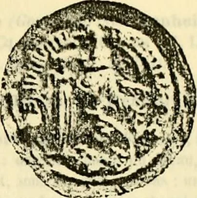 An illustration from Sceaux armoríes des Pays-Bas et des pays avoisinants (Belgique--Royaume des Pays-Bas--Luxembourg--Allemagne--France) recueil historique et héraldique, 1898, leaf 974