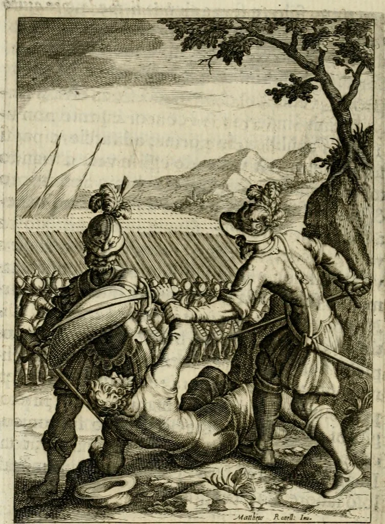 An illustration from Scelta d'alcuni miracoli e grazie della Santissima Nunziata di Firenze, 1636, leaf 139