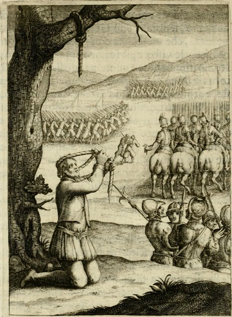 An illustration from Scelta d'alcuni miracoli e grazie della Santissima Nunziata di Firenze, 1636, leaf 189