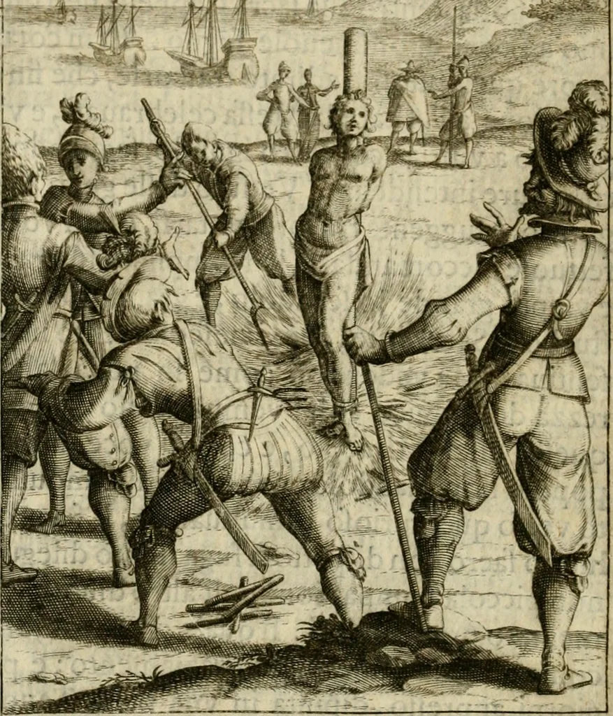 An illustration from Scelta d'alcuni miracoli e grazie della Santissima Nunziata di Firenze, 1636, leaf 201