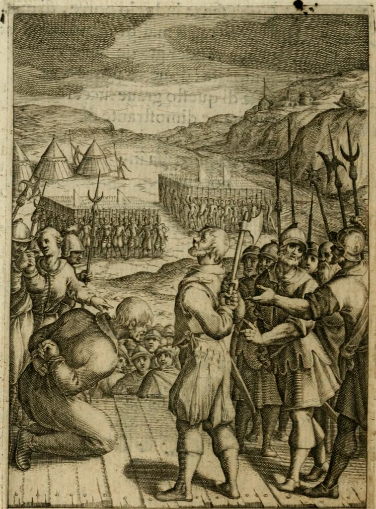 An illustration from Scelta d'alcuni miracoli e grazie della Santissima Nunziata di Firenze, 1636, leaf 49
