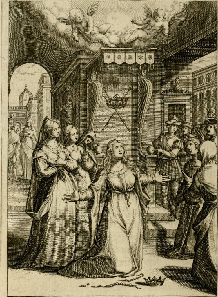 An illustration from Scelta d'alcuni miracoli e grazie della Santissima Nunziata di Firenze, 1636, leaf 69