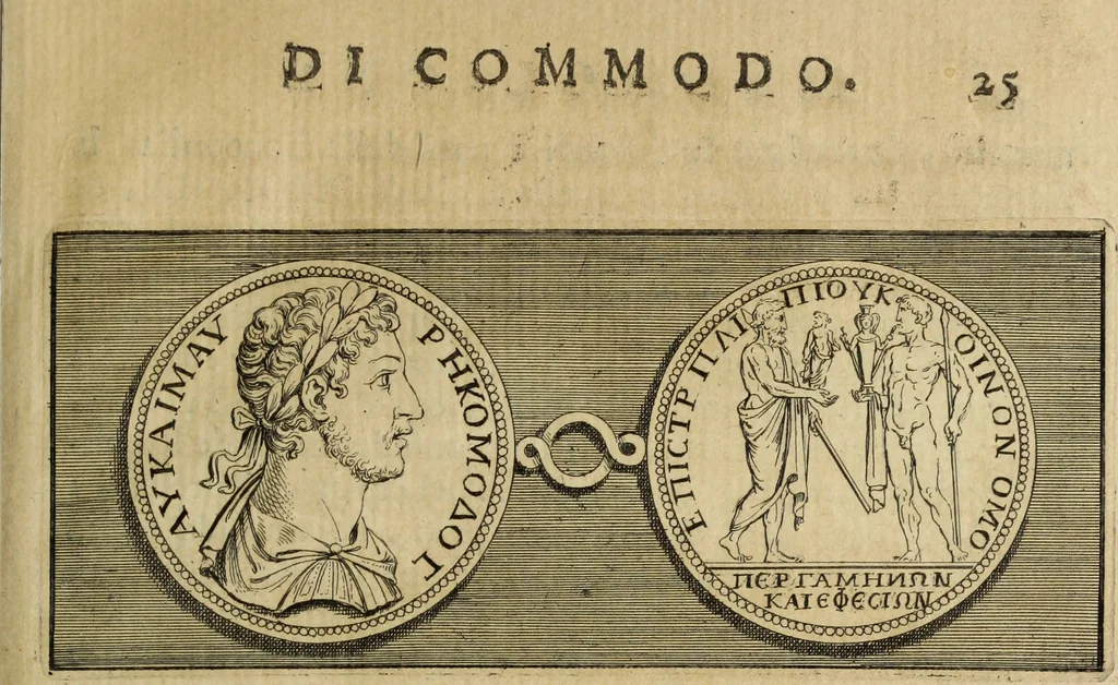 An illustration from Scelta de medaglioni piu rari nella bibliotheca dell' eminentiss. et reverendiss. principe il signor cardinale Gasparo Carpegna, vicario di Nostro Signore, 1679, leaf 30