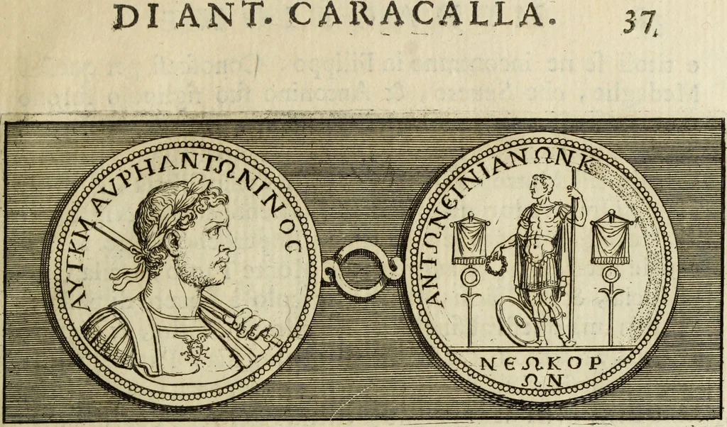 An illustration from Scelta de medaglioni piu rari nella bibliotheca dell' eminentiss. et reverendiss. principe il signor cardinale Gasparo Carpegna, vicario di Nostro Signore, 1679, leaf 42