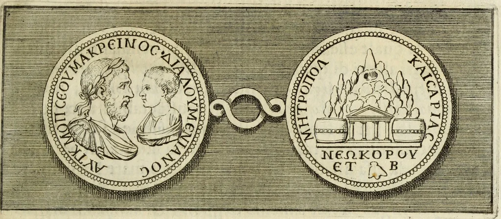 An illustration from Scelta de medaglioni piu rari nella bibliotheca dell' eminentiss. et reverendiss. principe il signor cardinale Gasparo Carpegna, vicario di Nostro Signore, 1679, leaf 44