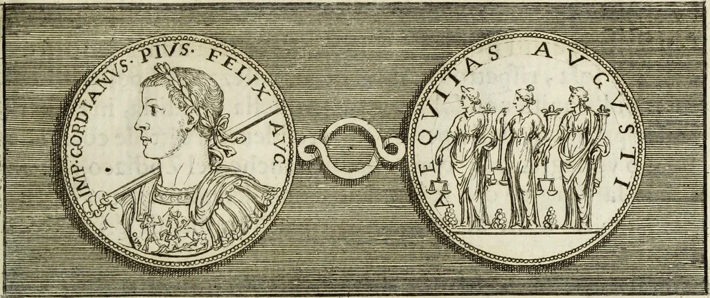 An illustration from Scelta de medaglioni piu rari nella bibliotheca dell' eminentiss. et reverendiss. principe il signor cardinale Gasparo Carpegna, vicario di Nostro Signore, 1679, leaf 46