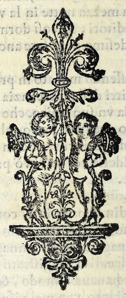 An illustration from Scelta di facezie, tratti, buffonerie, motti, e bvrle : cauate da diuersi autori, 1586, leaf 182