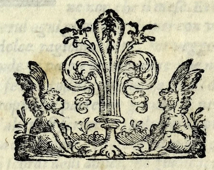 An illustration from Scelta di facezie, tratti, buffonerie, motti, e bvrle : cauate da diuersi autori, 1586, leaf 7