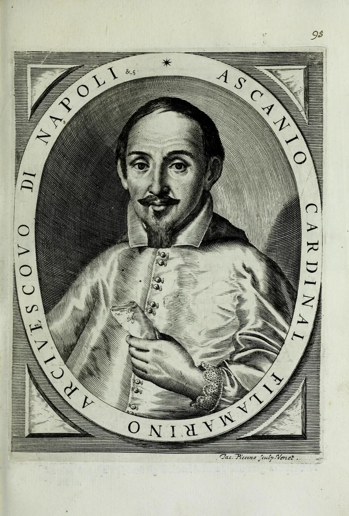 An illustration from Scena d'huomeni illustri d'Europa, 1658, leaf 123