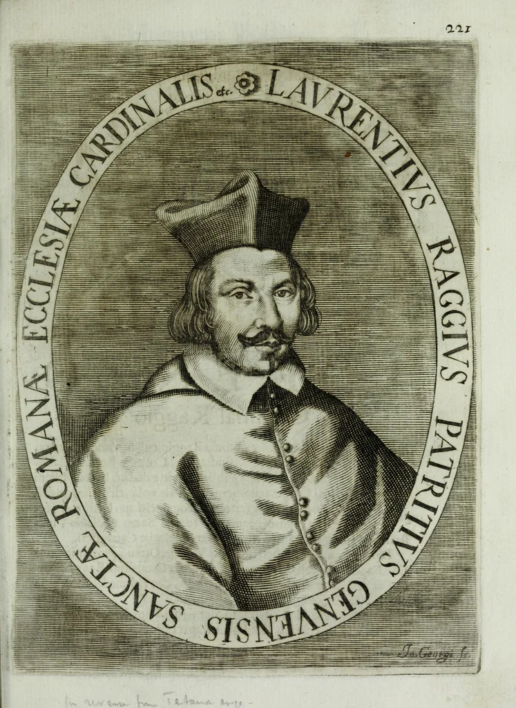 An illustration from Scena d'huomeni illustri d'Europa, 1658, leaf 249