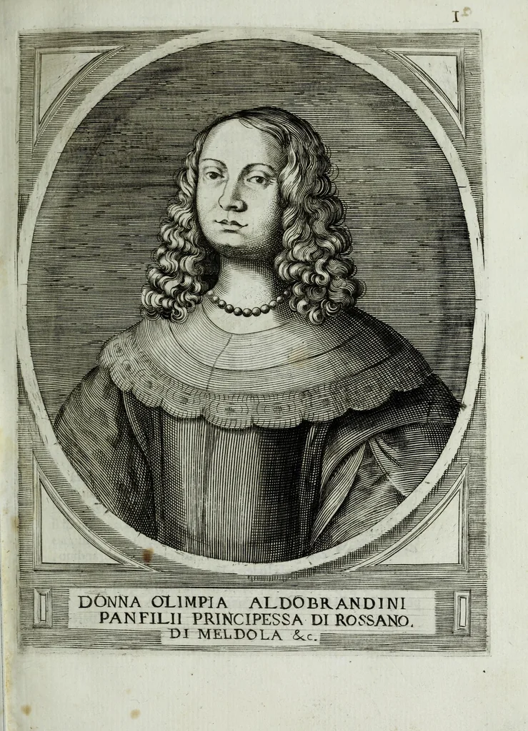 An illustration from Scena d'huomeni illustri d'Europa, 1658, leaf 27