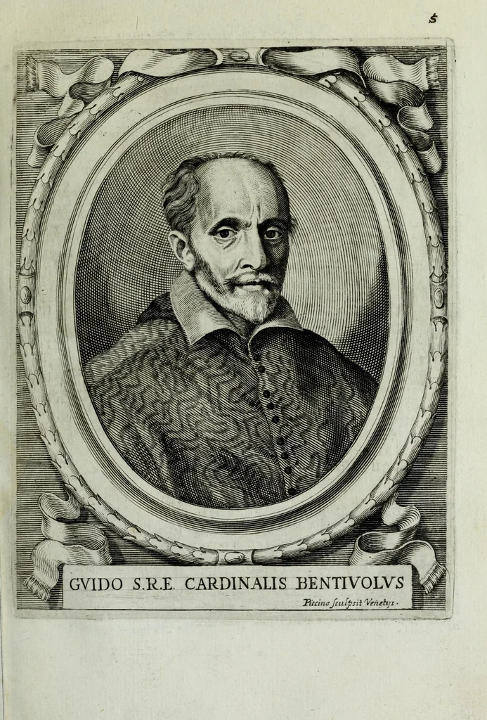 An illustration from Scena d'huomeni illustri d'Europa, 1658, leaf 31