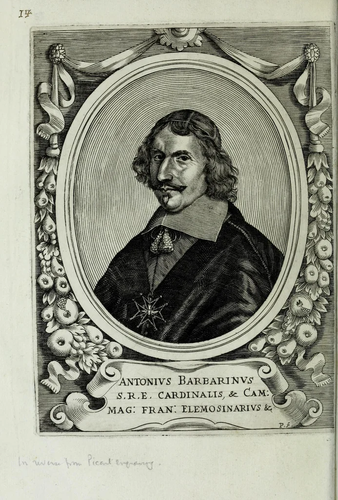 An illustration from Scena d'huomeni illustri d'Europa, 1658, leaf 40
