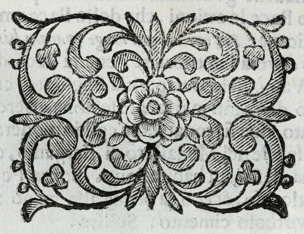An illustration from Scena letteraria de gli scrittori Bergamaschi : aperta alla curiosita' de suoi concittadini, 1664, leaf 258