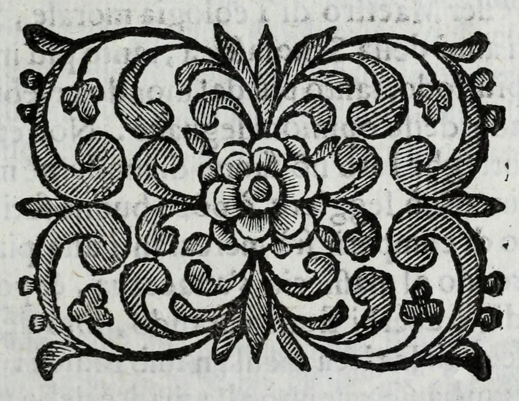 An illustration from Scena letteraria de gli scrittori Bergamaschi : aperta alla curiosita' de suoi concittadini, 1664, leaf 75