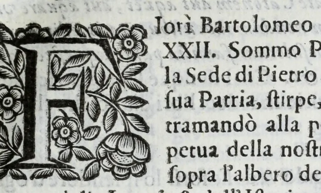 An illustration from Scena letteraria de gli scrittori Bergamaschi : aperta alla curiosita' de suoi concittadini, 1664, leaf 91