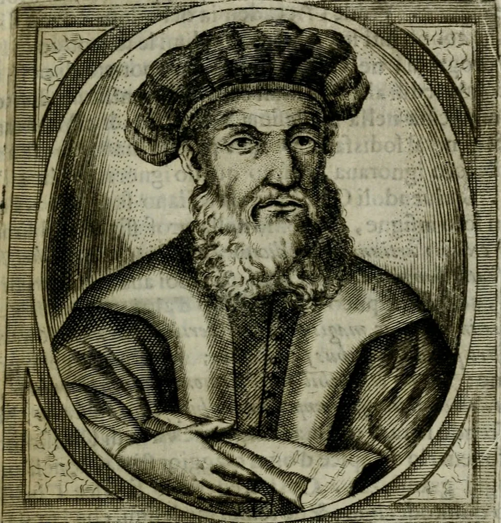 An illustration from Scena letteraria de gli scrittori bergamaschi aperta alla cvriosità de svoi concittadini .., 1664, leaf 124