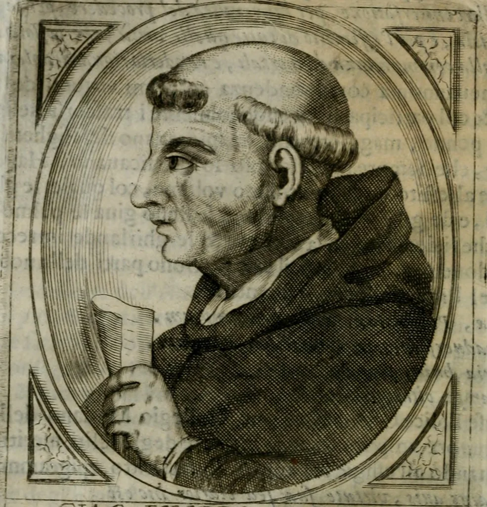An illustration from Scena letteraria de gli scrittori bergamaschi aperta alla cvriosità de svoi concittadini .., 1664, leaf 221