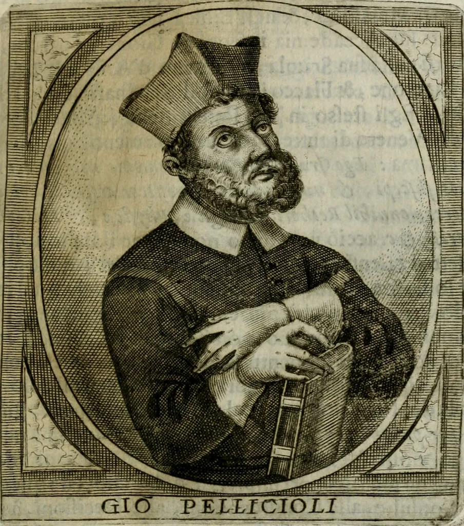 An illustration from Scena letteraria de gli scrittori bergamaschi aperta alla cvriosità de svoi concittadini .., 1664, leaf 234