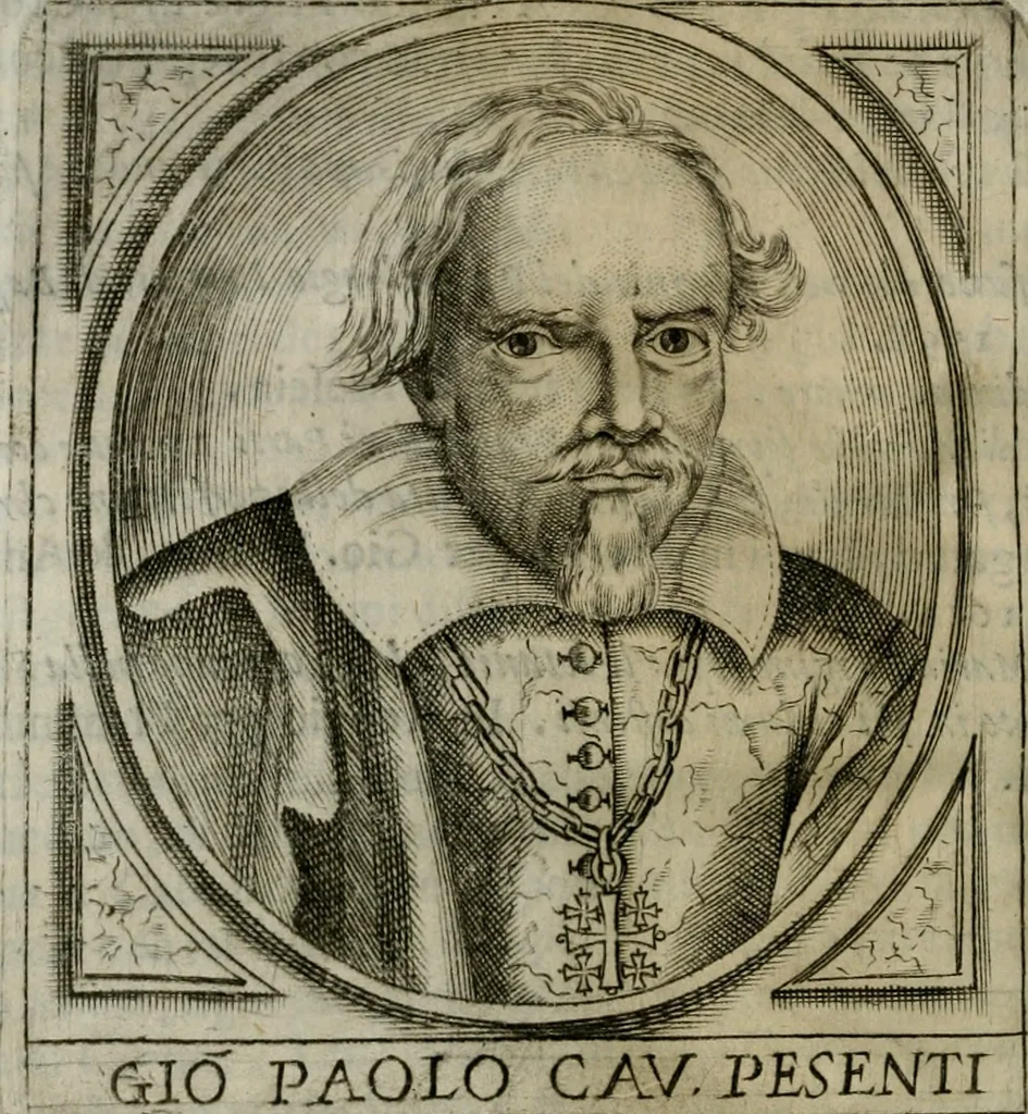 An illustration from Scena letteraria de gli scrittori bergamaschi aperta alla cvriosità de svoi concittadini .., 1664, leaf 285