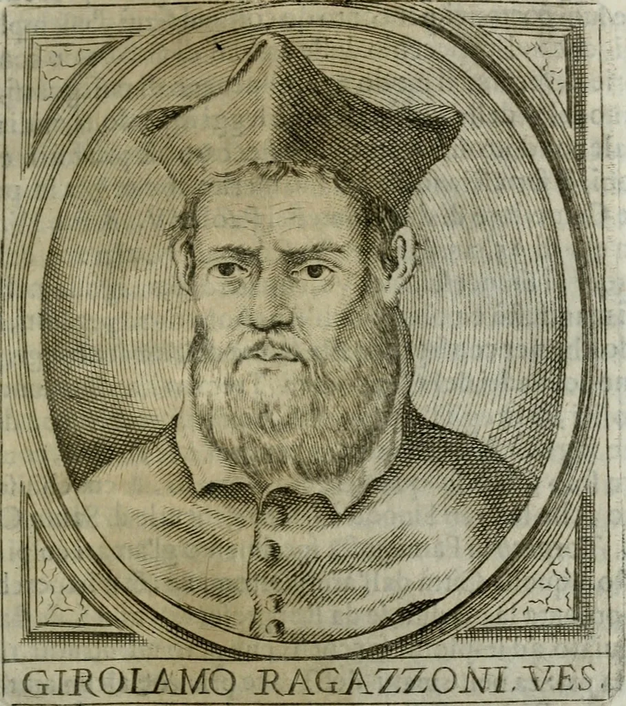 An illustration from Scena letteraria de gli scrittori bergamaschi aperta alla cvriosità de svoi concittadini .., 1664, leaf 302