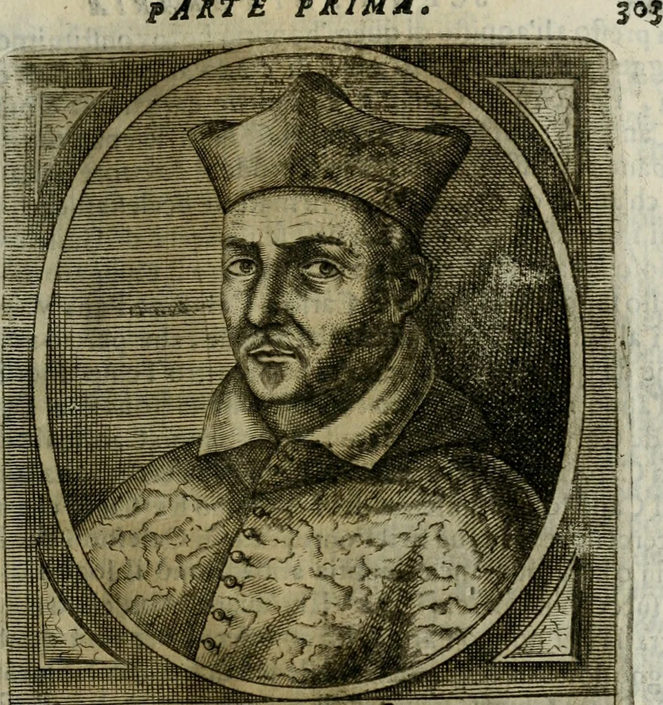 An illustration from Scena letteraria de gli scrittori bergamaschi aperta alla cvriosità de svoi concittadini .., 1664, leaf 328