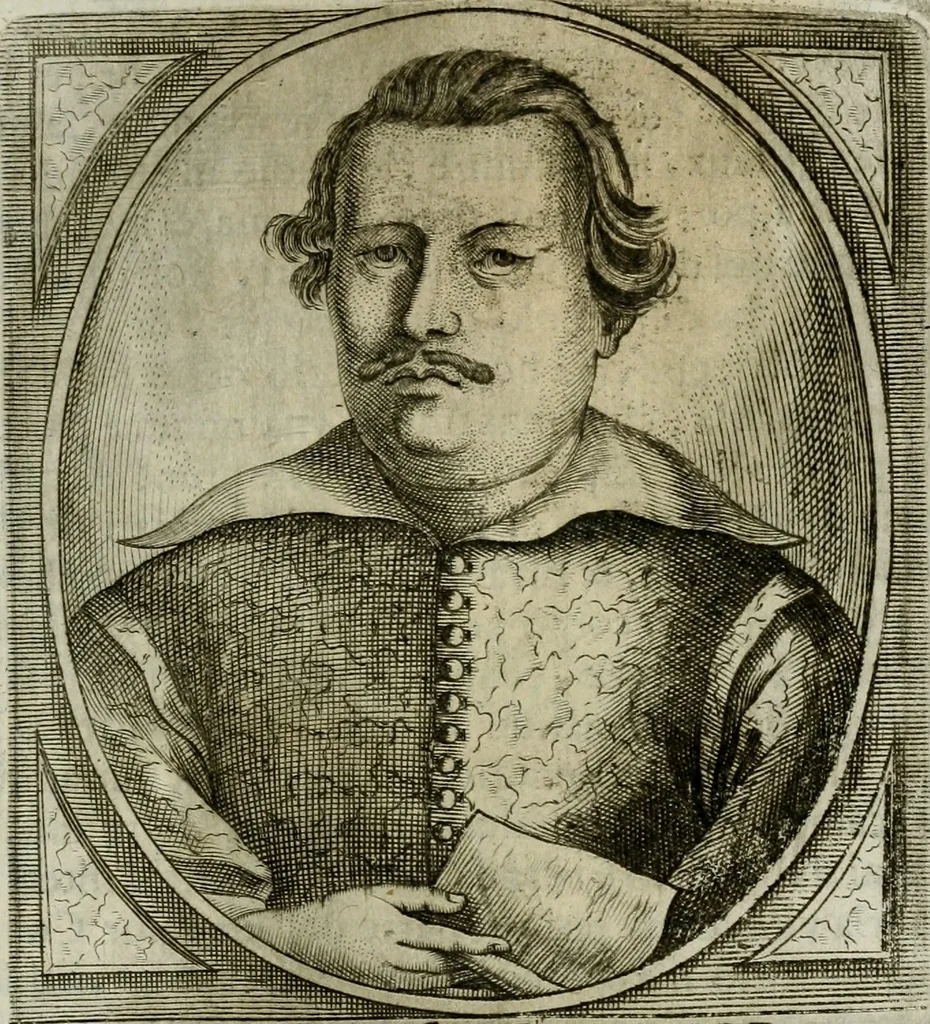 An illustration from Scena letteraria de gli scrittori bergamaschi aperta alla cvriosità de svoi concittadini .., 1664, leaf 394