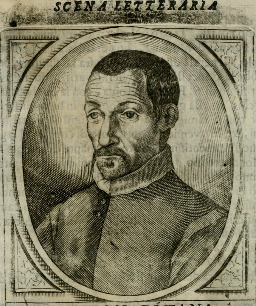 An illustration from Scena letteraria de gli scrittori bergamaschi aperta alla cvriosità de svoi concittadini .., 1664, leaf 475