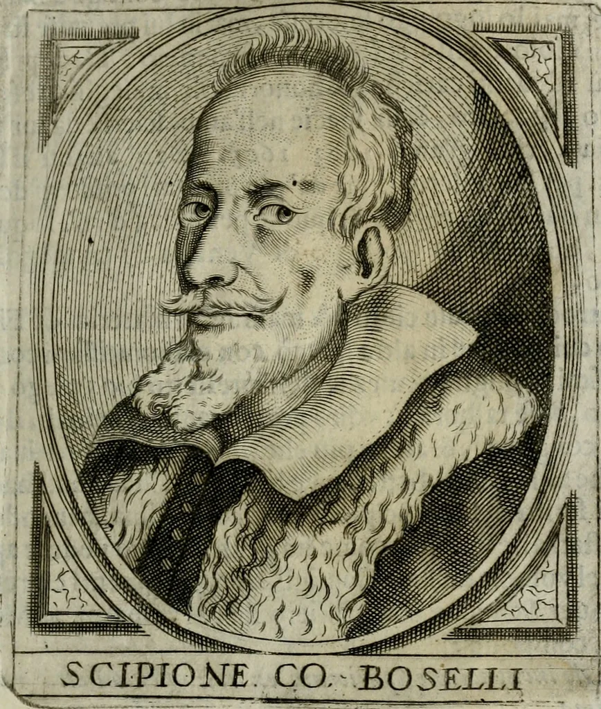 An illustration from Scena letteraria de gli scrittori bergamaschi aperta alla cvriosità de svoi concittadini .., 1664, leaf 484