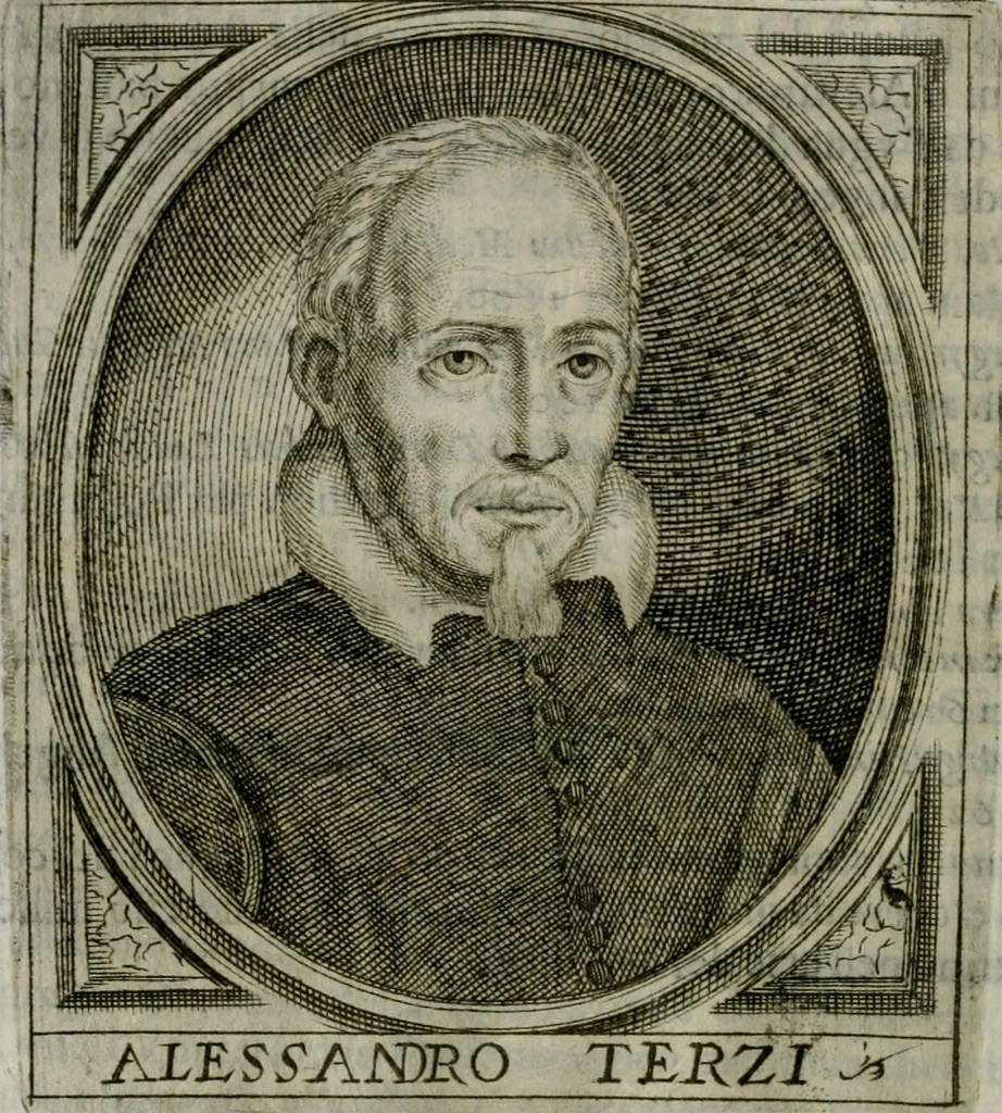 An illustration from Scena letteraria de gli scrittori bergamaschi aperta alla cvriosità de svoi concittadini .., 1664, leaf 49