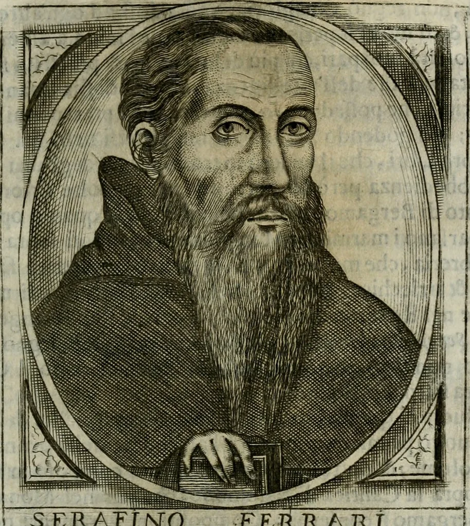 An illustration from Scena letteraria de gli scrittori bergamaschi aperta alla cvriosità de svoi concittadini .., 1664, leaf 490