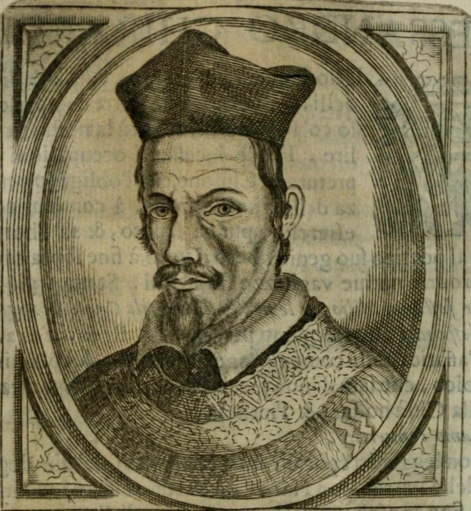 An illustration from Scena letteraria de gli scrittori bergamaschi aperta alla cvriosità de svoi concittadini .., 1664, leaf 557