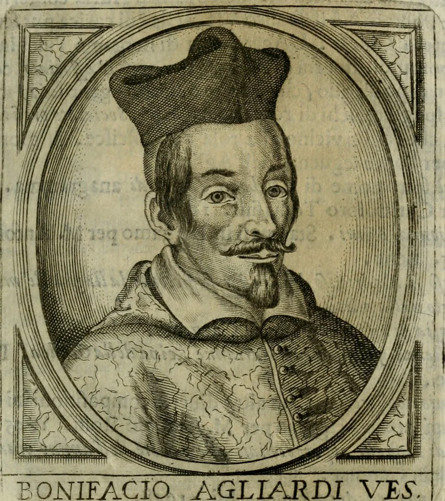An illustration from Scena letteraria de gli scrittori bergamaschi aperta alla cvriosità de svoi concittadini .., 1664, leaf 562