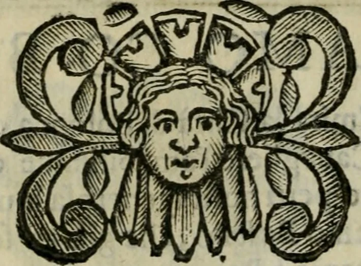 An illustration from Scena letteraria de gli scrittori bergamaschi aperta alla cvriosità de svoi concittadini .., 1664, leaf 587