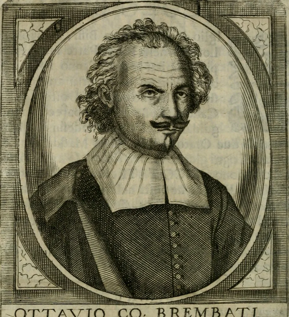 An illustration from Scena letteraria de gli scrittori bergamaschi aperta alla cvriosità de svoi concittadini .., 1664, leaf 595