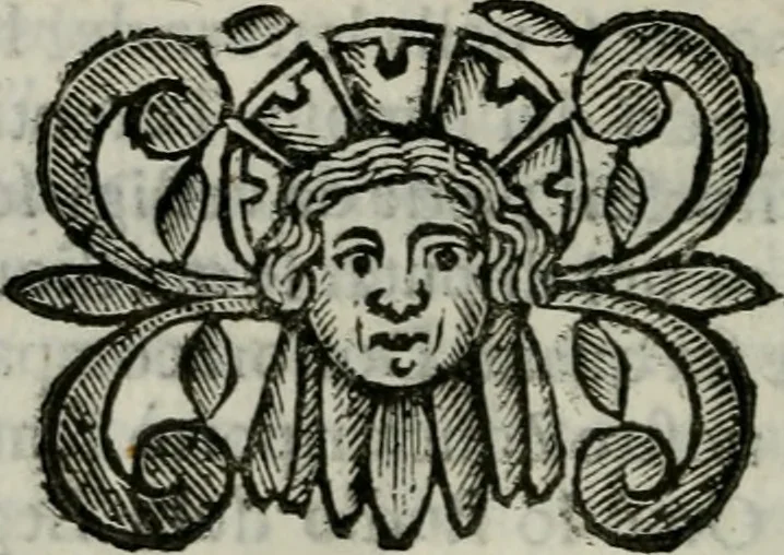 An illustration from Scena letteraria de gli scrittori bergamaschi aperta alla cvriosità de svoi concittadini .., 1664, leaf 83