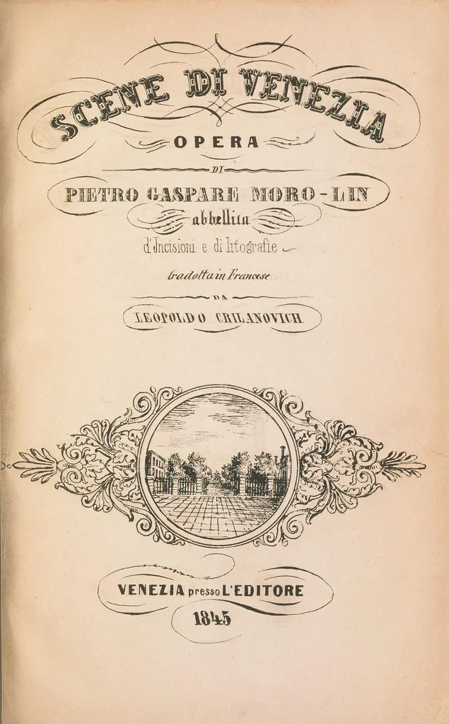 An illustration from Scene di Venezia, 1845, leaf 11