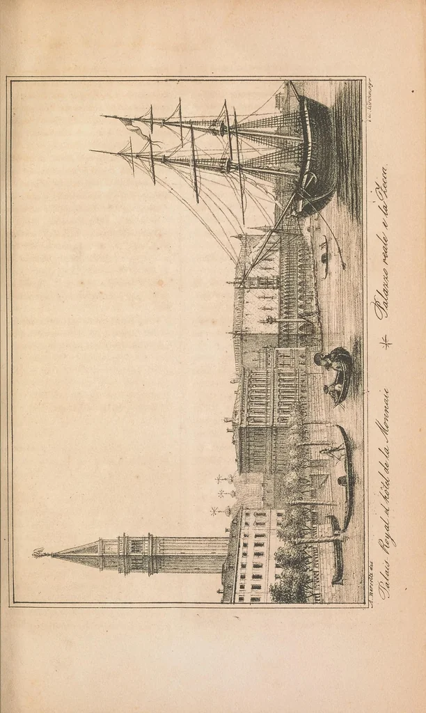 An illustration from Scene di Venezia, 1845, leaf 377