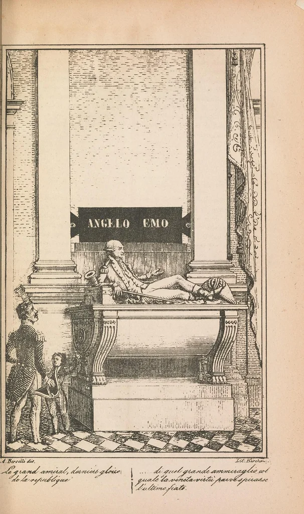An illustration from Scene di Venezia, 1845, leaf 411