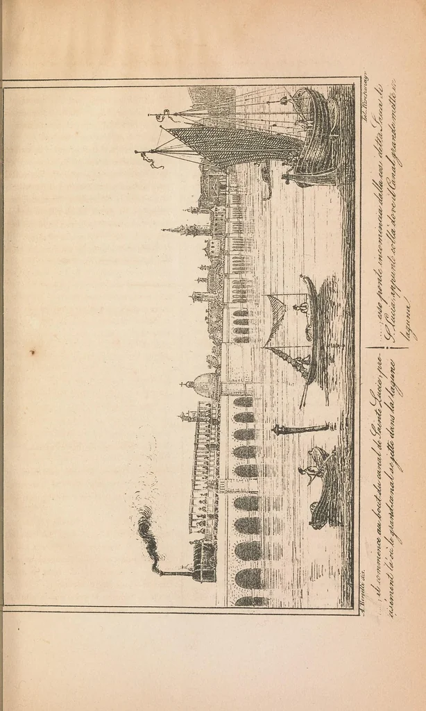 An illustration from Scene di Venezia, 1845, leaf 509