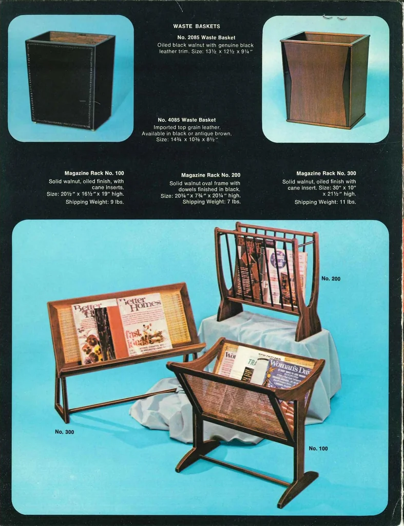 An illustration from Scheibe Desk Appointments 1973, 1973, leaf 5
