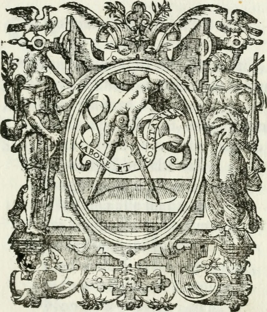 An illustration from Scherzi armoniosi, 1658, leaf 12