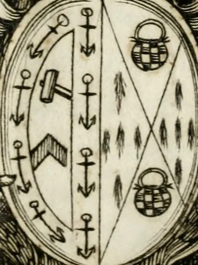An illustration from Scherzi armoniosi, 1658, leaf 2
