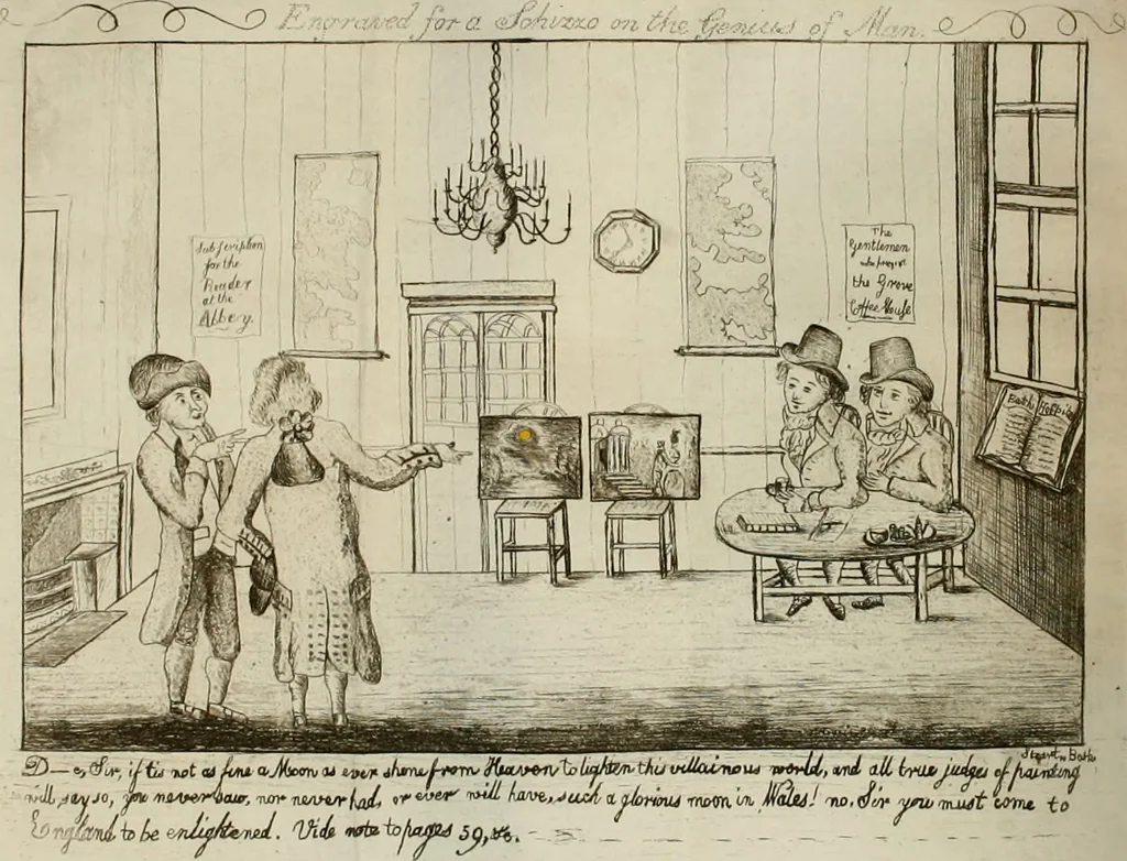 An illustration from A schizzo on the genius of man : in which, among various subjects, the merit of Mr. Thomas Barker, the celebrated young painter of Bath, is particularly considered, and his pictures reviewed, 1793, leaf 113