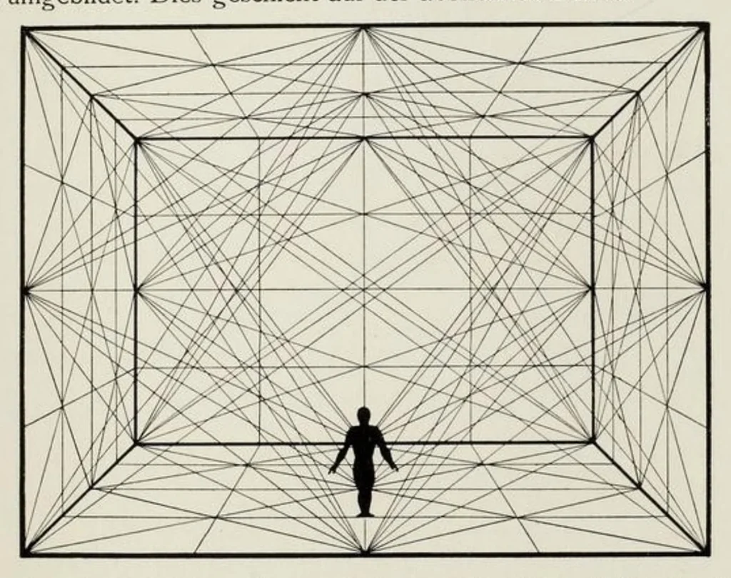 An illustration from Oskar Schlemmer et Al. - Die Bühne am Bauhaus, 1925, leaf 14